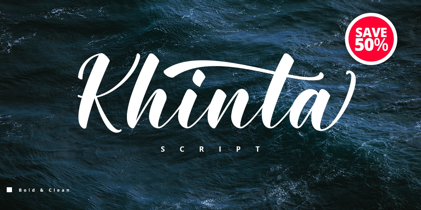Przykładowa czcionka Khinta #7